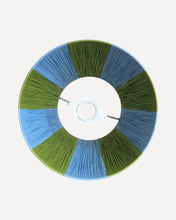 Load image into Gallery viewer, APPLE/CORNFLOWER CHUNKY STRIPES LAMPSHADE