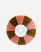Load image into Gallery viewer, TAN/PEACH CHUNKY STRIPES LAMPSHADE