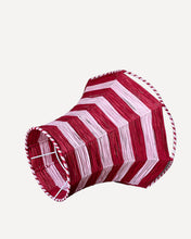 Load image into Gallery viewer, SCALLOP LAMPSHADE, SCARLET/BLUSH