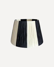 Load image into Gallery viewer, JET/BONE CHUNKY STRIPES LAMPSHADE