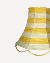 Load image into Gallery viewer, SCALLOP LAMPSHADE, PRIMROSE/IVORY