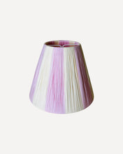 Load image into Gallery viewer, ROSE/BONE NARROW STRIPES LAMPSHADE