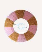 Load image into Gallery viewer, ROSE/CANE CHUNKY STRIPES LAMPSHADE