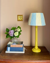 Load image into Gallery viewer, SKY/IVORY CHUNKY STRIPES LAMPSHADE