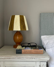 Load image into Gallery viewer, TAN/IVORY CHUNKY STRIPES LAMPSHADE