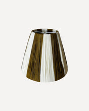 Load image into Gallery viewer, TAN/IVORY NARROW STRIPES LAMPSHADE