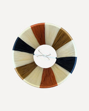 Load image into Gallery viewer, TERRACOTTA/BONE/CARAMEL/LIBERTY NARROW STRIPES LAMPSHADE