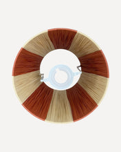 Load image into Gallery viewer, TERRACOTTA/NATURAL CHUNKY STRIPES LAMPSHADE