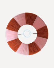 Load image into Gallery viewer, TERRACOTTA/ROSE CHUNKY STRIPES LAMPSHADE