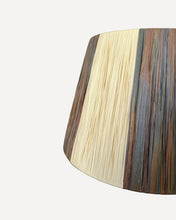 Load image into Gallery viewer, WOOD/NATURAL CHUNKY STRIPES LAMPSHADE