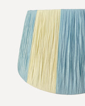 Load image into Gallery viewer, SKY/IVORY CHUNKY STRIPES LAMPSHADE