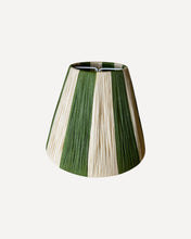 Load image into Gallery viewer, APPLE/NATURAL NARROW STRIPES LAMPSHADE
