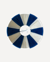 Load image into Gallery viewer, ISLAND BLUE/BONE NARROW STRIPES LAMPSHADE
