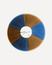 Load image into Gallery viewer, CORNFLOWER/CANE NARROW STRIPES LAMPSHADE
