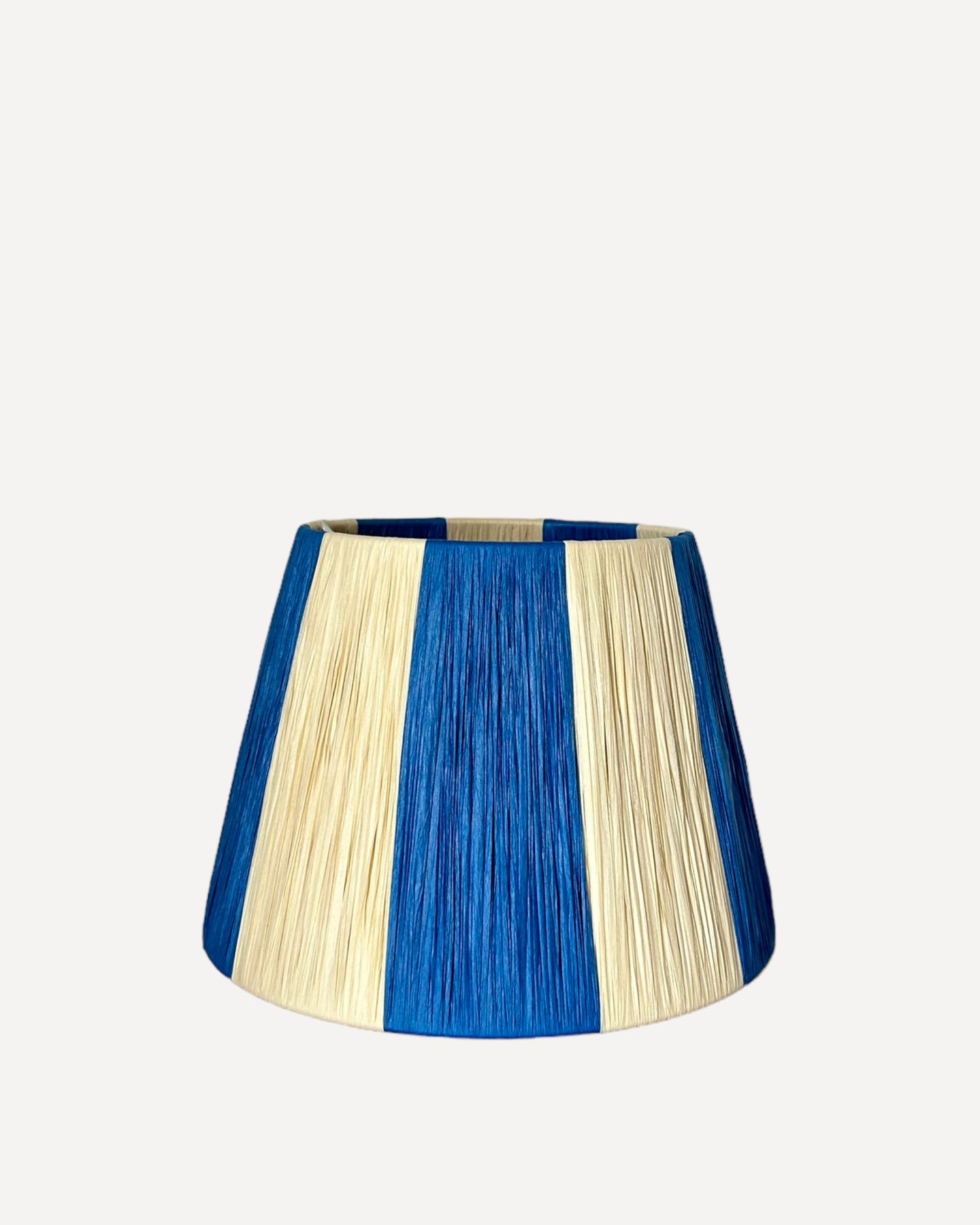 ISLAND BLUE/NATURAL CHUNKY STRIPES LAMPSHADE