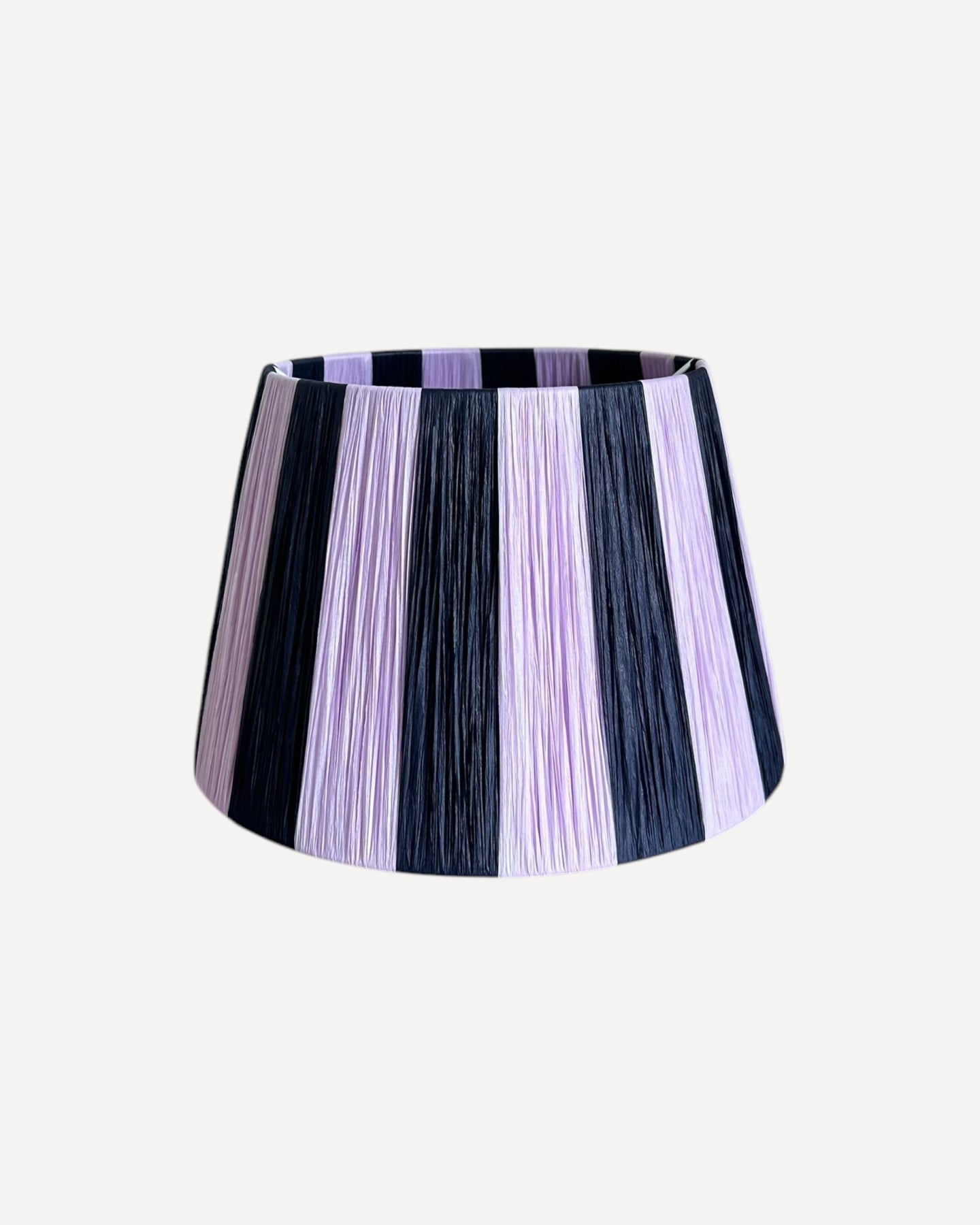 LIBERTY/LAVENDER NARROW STRIPES LAMPSHADE