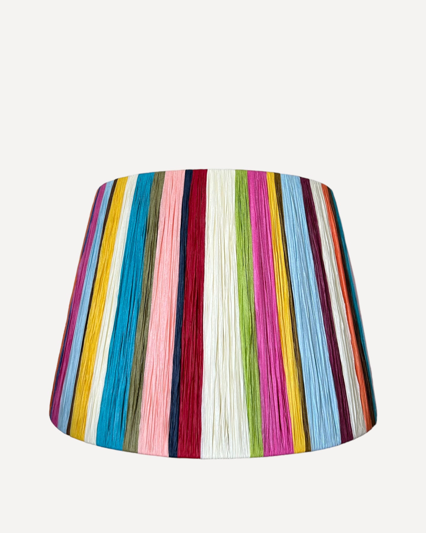 MULTICOLOUR STRIPES LARGE LAMPSHADE