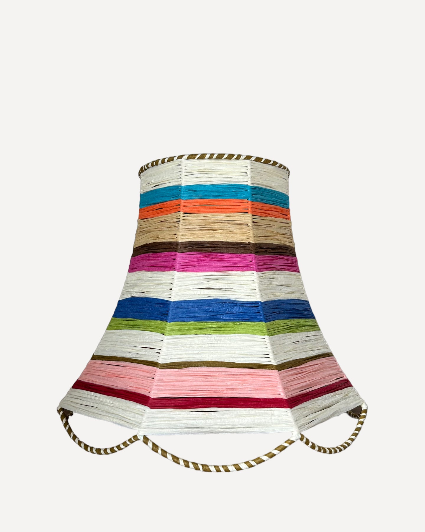 SCALLOP LAMPSHADE, MULTICOLOUR