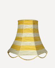 Load image into Gallery viewer, SCALLOP LAMPSHADE, PRIMROSE/IVORY
