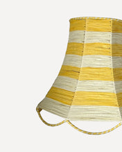 Load image into Gallery viewer, SCALLOP LAMPSHADE, PRIMROSE/IVORY
