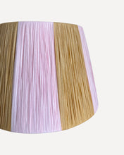 Load image into Gallery viewer, ROSE/CANE CHUNKY STRIPES LAMPSHADE
