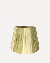 Load image into Gallery viewer, SAGE/NATURAL CHUNKY STRIPES LAMPSHADE
