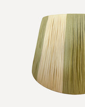 Load image into Gallery viewer, SAGE/NATURAL CHUNKY STRIPES LAMPSHADE
