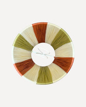 Load image into Gallery viewer, TERRACOTTA/BONE/SAGE NARROW STRIPES LAMPSHADE
