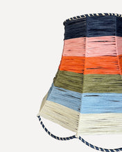 Load image into Gallery viewer, SCALLOP LAMPSHADE, MULTICOLOUR (INK/ PEACH/ TANGERINE/ OLIVE/ SKY/ IVORY)
